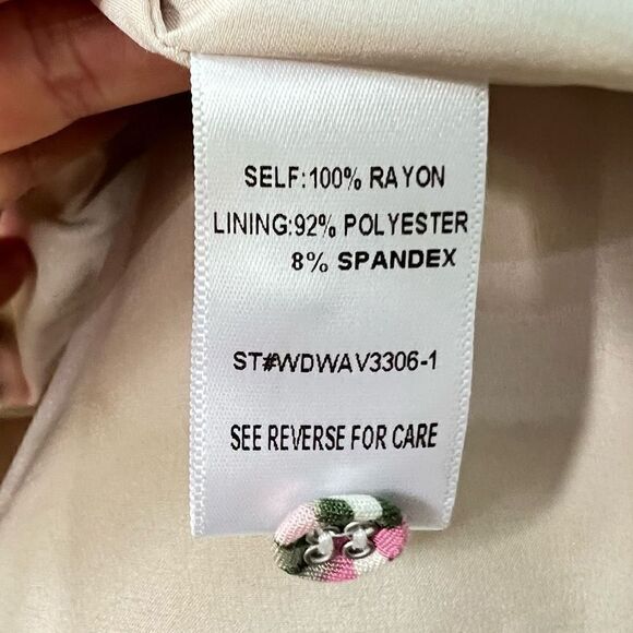 Lost + Wander Women’s Medium Getaway Island Mini Dress Shopbop Green Floral Puff - Picture 12 of 14